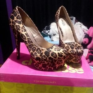 Charlotte Russe Leopard print heels